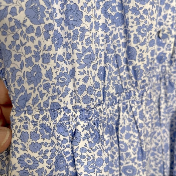 J.Crew Ruffle-collar mini dress in Liberty fabric wedding floral pockets - Picture 11 of 15